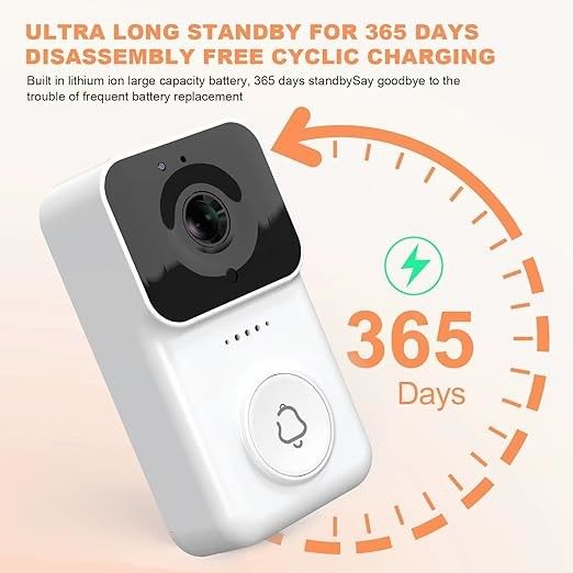 IP65 caméra de sécurité de porte Wifi avec sonnette audio à 2 voies