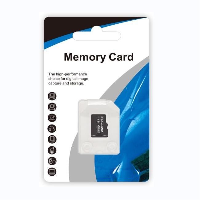 256 Go de classe 10 carte micro SD UHS-I U1 Compatible avec la caméra mobile Dashcam