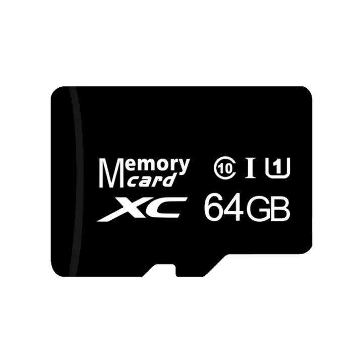 Appareils photo solaires 32 Go 128 Go 256 Go Cartes SD de classe 10 V10 U1 64 Go Carte TF