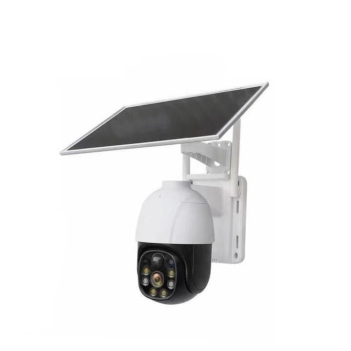 CE 2MP IP WiFi Caméra de sécurité solaire PTZ 360 degrés H.265 sans fil