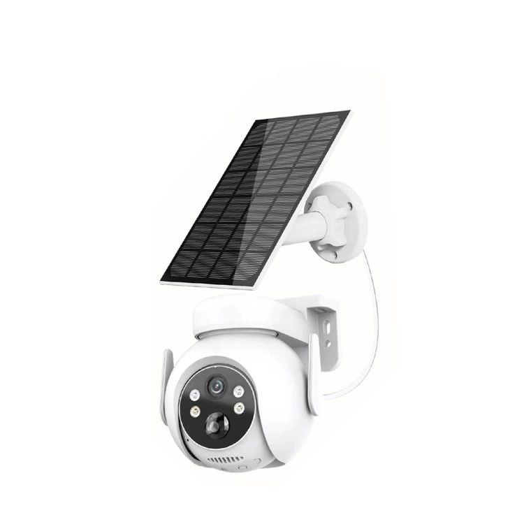 2MP WiFi Caméra solaire à mouvement imperméable à l'eau 2 Way Talk Vision nocturne couleur