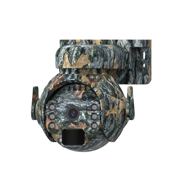 Couleur de camouflage Batterie solaire 4G Solar Mini PT Caméra 3MP Haute performance