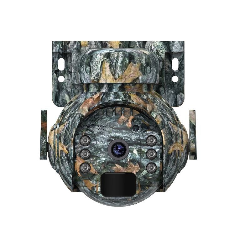 Camouflage Mini carte SIM 4G Caméra solaire HD Full Color Caméra solaire extérieure