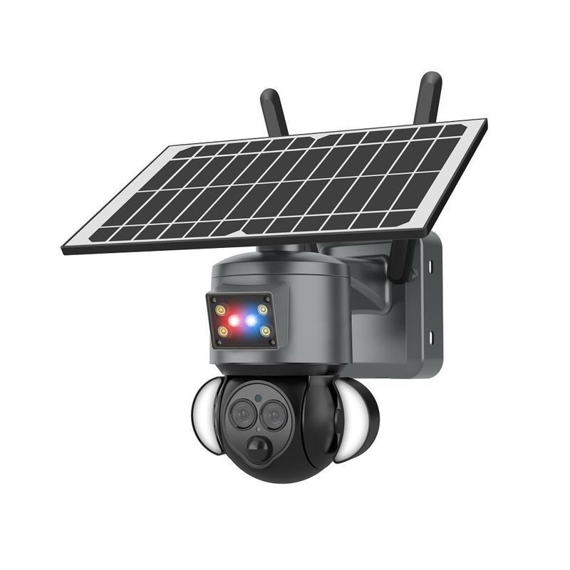 Suivi par l'homme 4G Batterie solaire Caméra de vision nocturne 2 voies Type audio