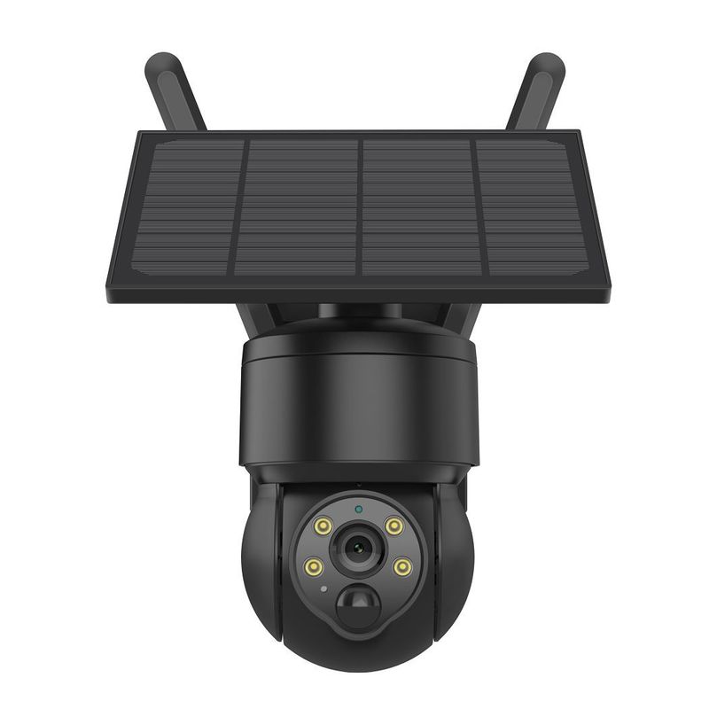 PTZ extérieur 3MP Caméra de vidéosurveillance à énergie solaire